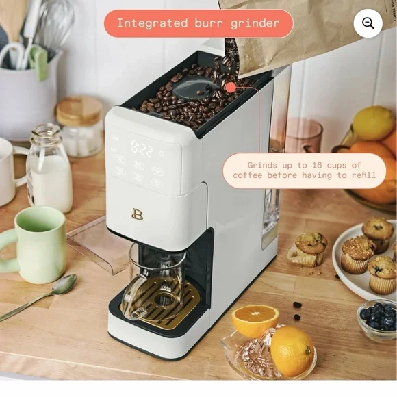 Beautiful White Single Serve Coffee Maker - Picture 4 of 5